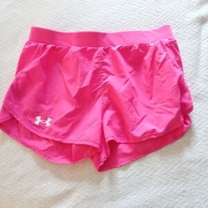 Sz.YLG Girls Under Armour Fly By 3" Shorts
